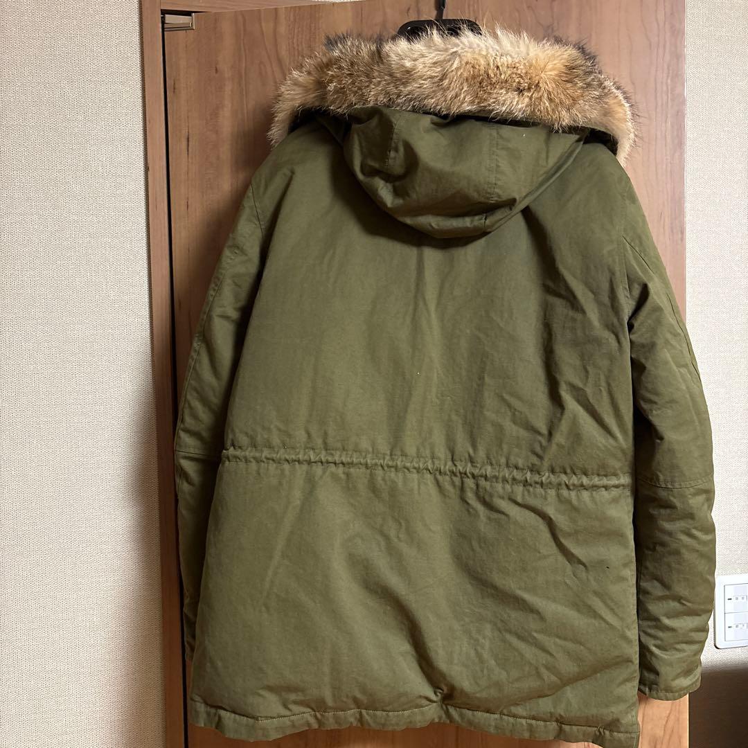 marka ダウン　N3B　ファー付きミリタリージャケット オリーブ