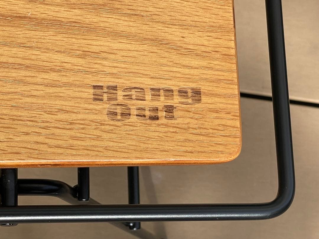 ★GWセール★Hang Out 折りたたみアウトドアテーブル2点セット　【良品】