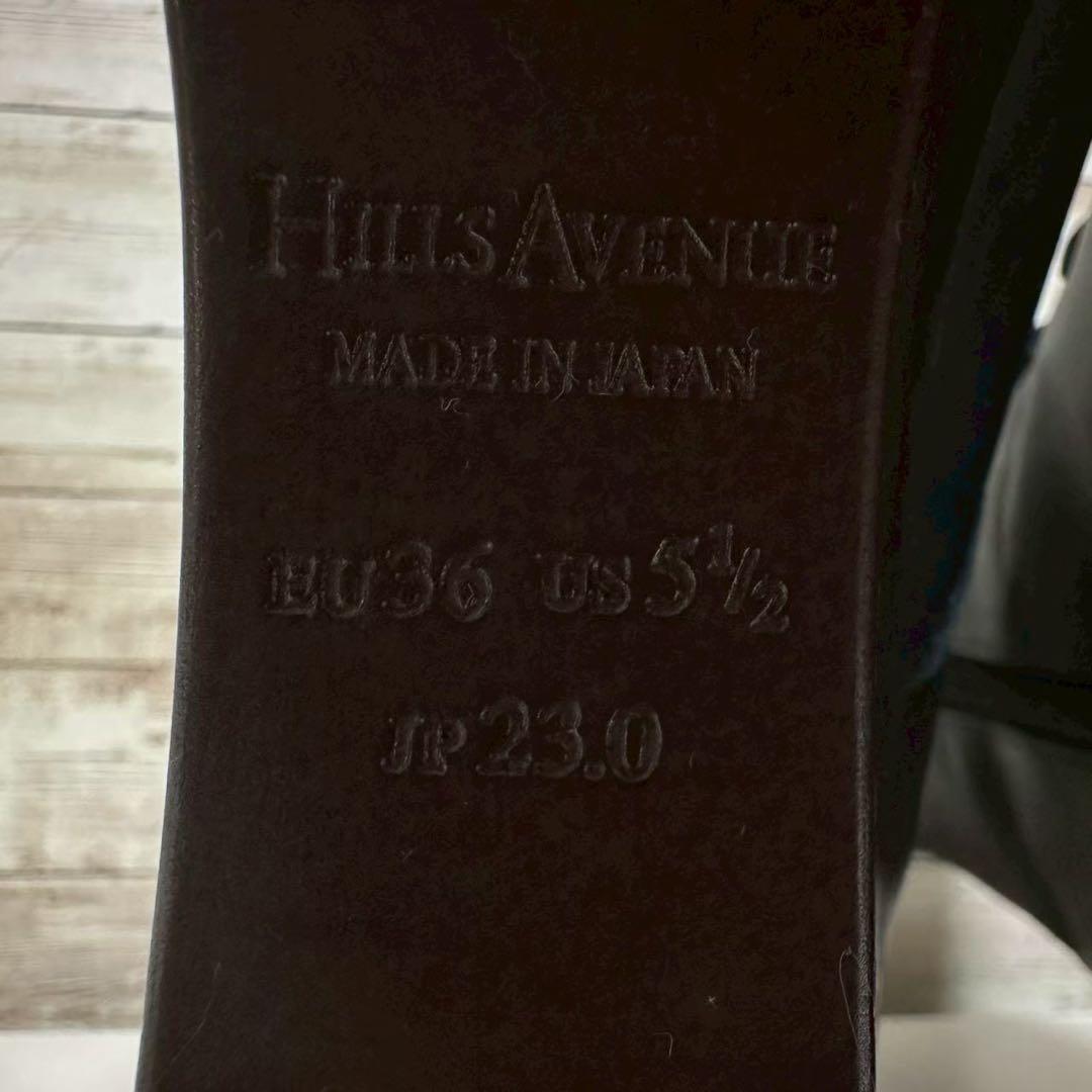 【未使用品】 Hills Avenue レースアップ ショートブーツ ブラック