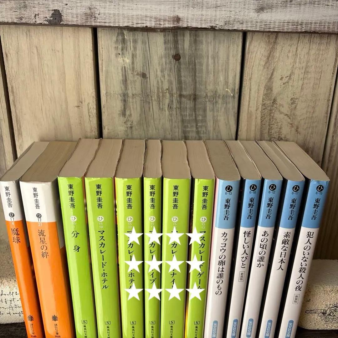 東野圭吾　分身　流星の絆　カッコウの卵は誰のもの　魔球　他