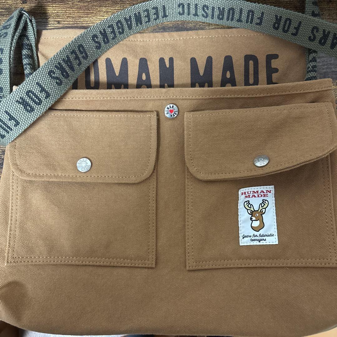 HUMAN MADE ベージュ ショルダーバッグ