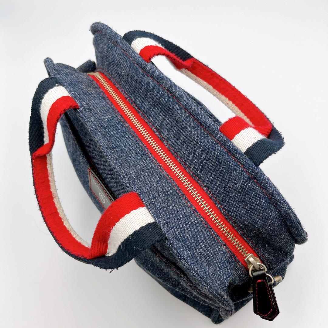 美品　カステルバジャック　2way デニム素材　ハンド　ショルダーバッグ