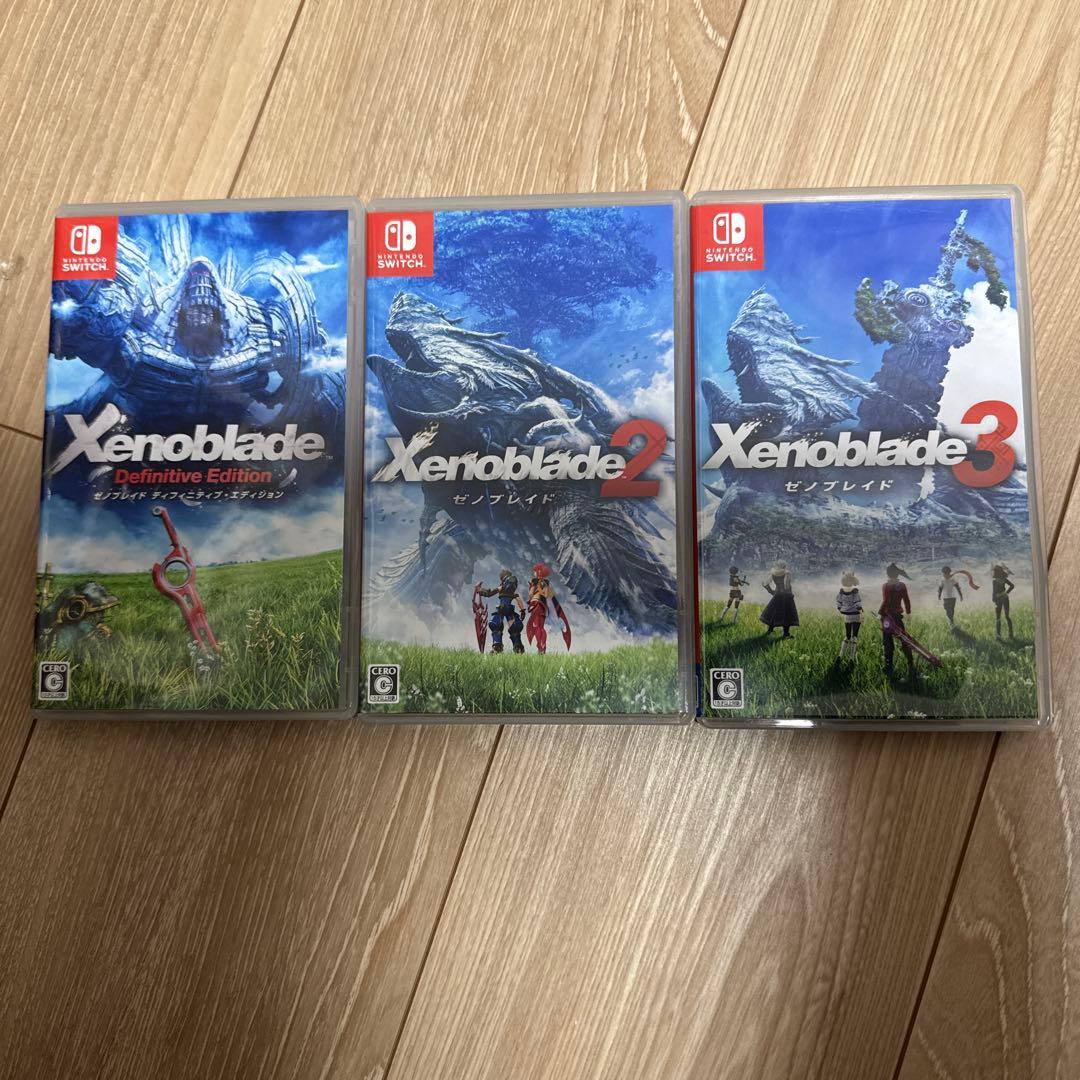 ゼノブレイド1、2、3