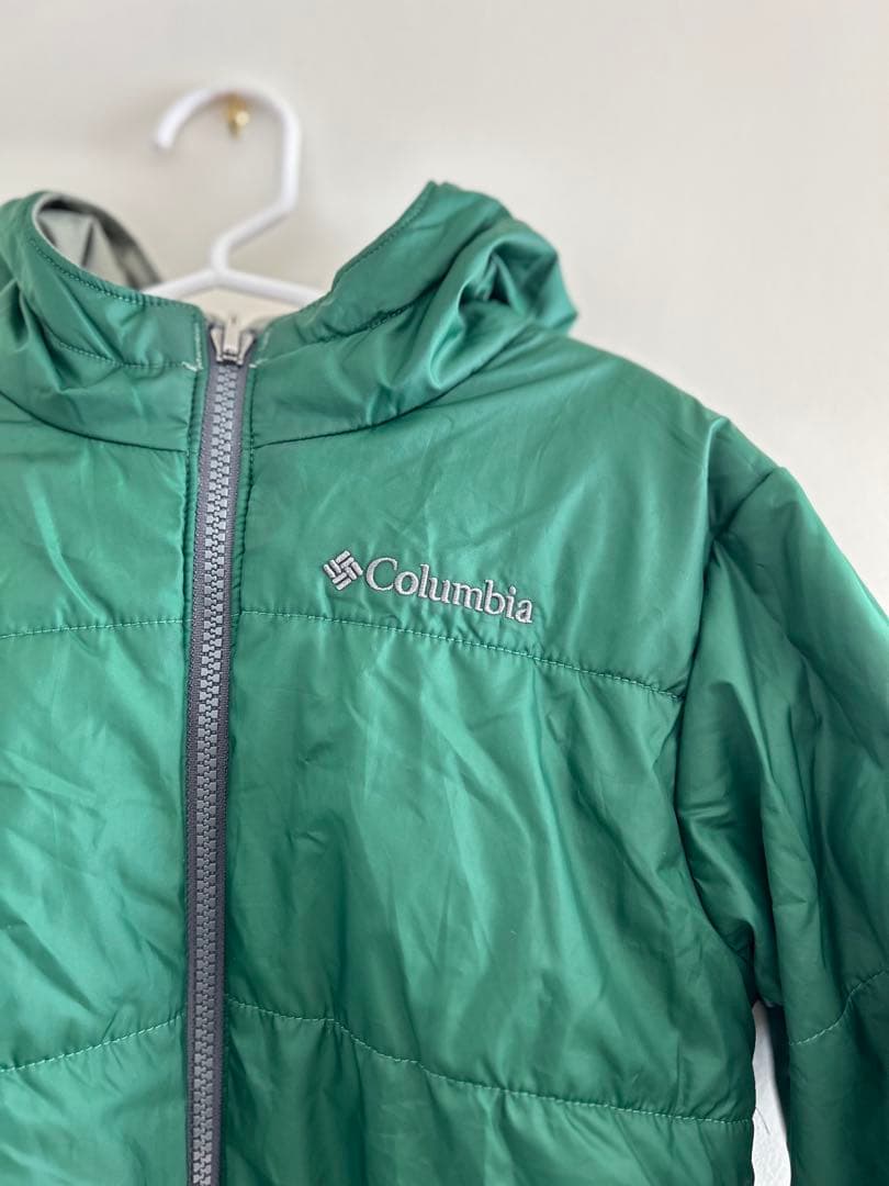 Columbia スキーウェア 緑/グレー XXS（218SY1093)セット