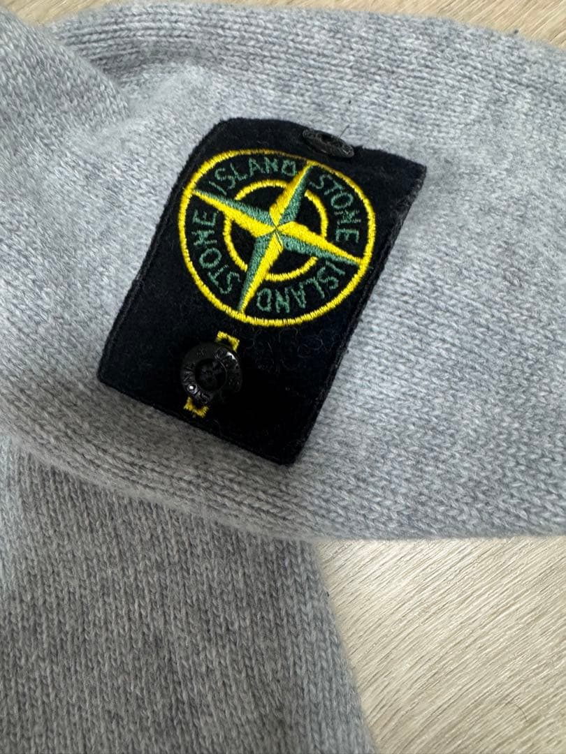 STONE  グレー クルーネックセーター