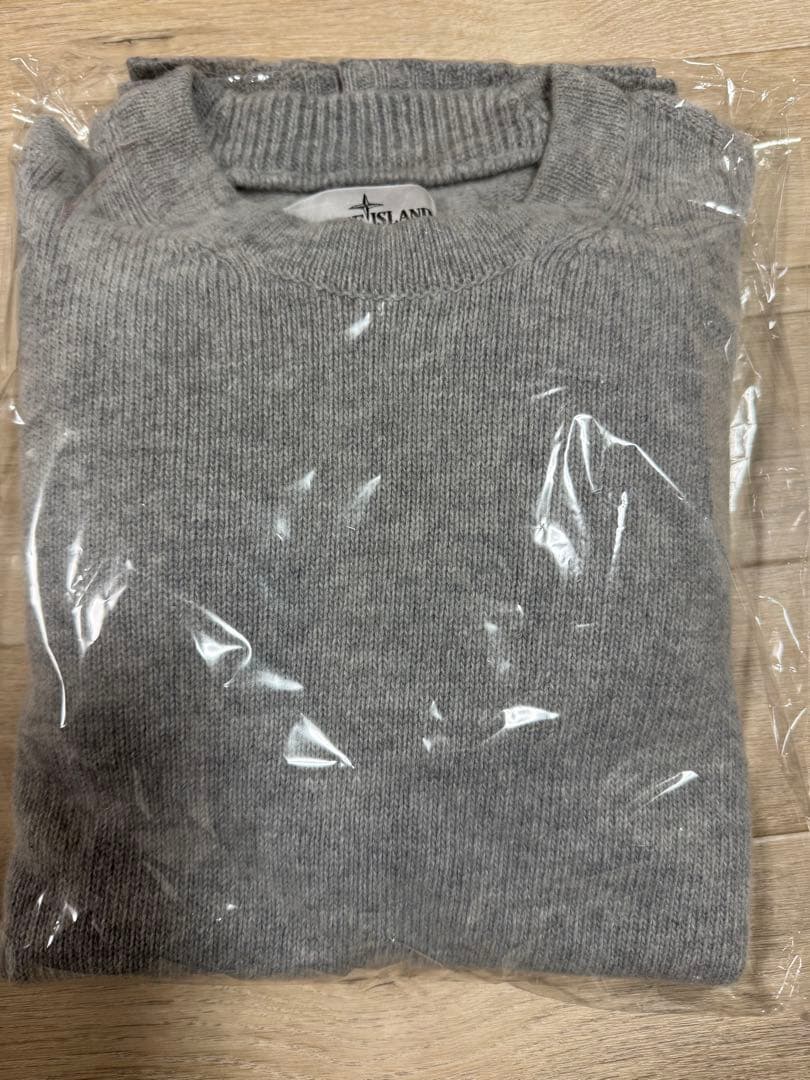 STONE  グレー クルーネックセーター