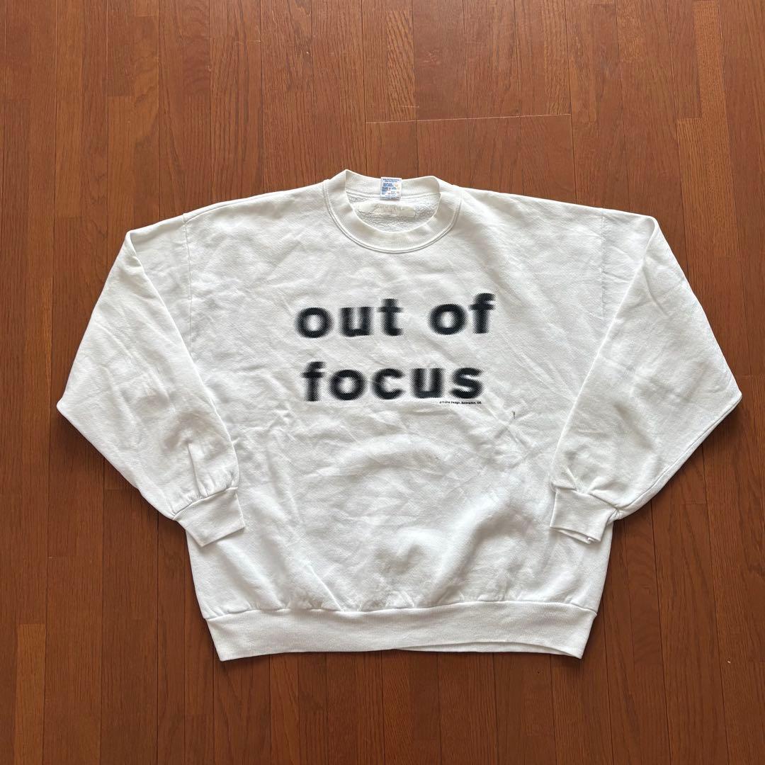 80's JERZEES motion ホワイトスウェット