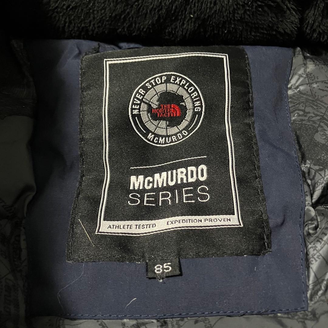 ノースフェイス　マクマードパーカー　ワンポイントロゴ　ダウン　ネイビー　ＸＳ