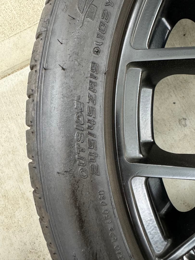 TSW セブリング　マットブラック　19インチ