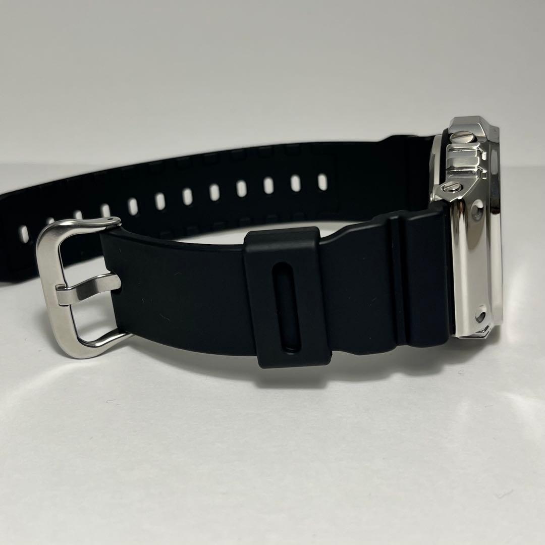 美品✨ G-SHOCK GM-5600 シルバー デジタル メタル メンズ腕時計