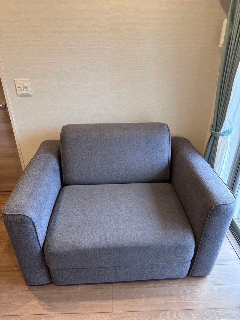 コアラマットレ　スソファベッド　シングル　グレー