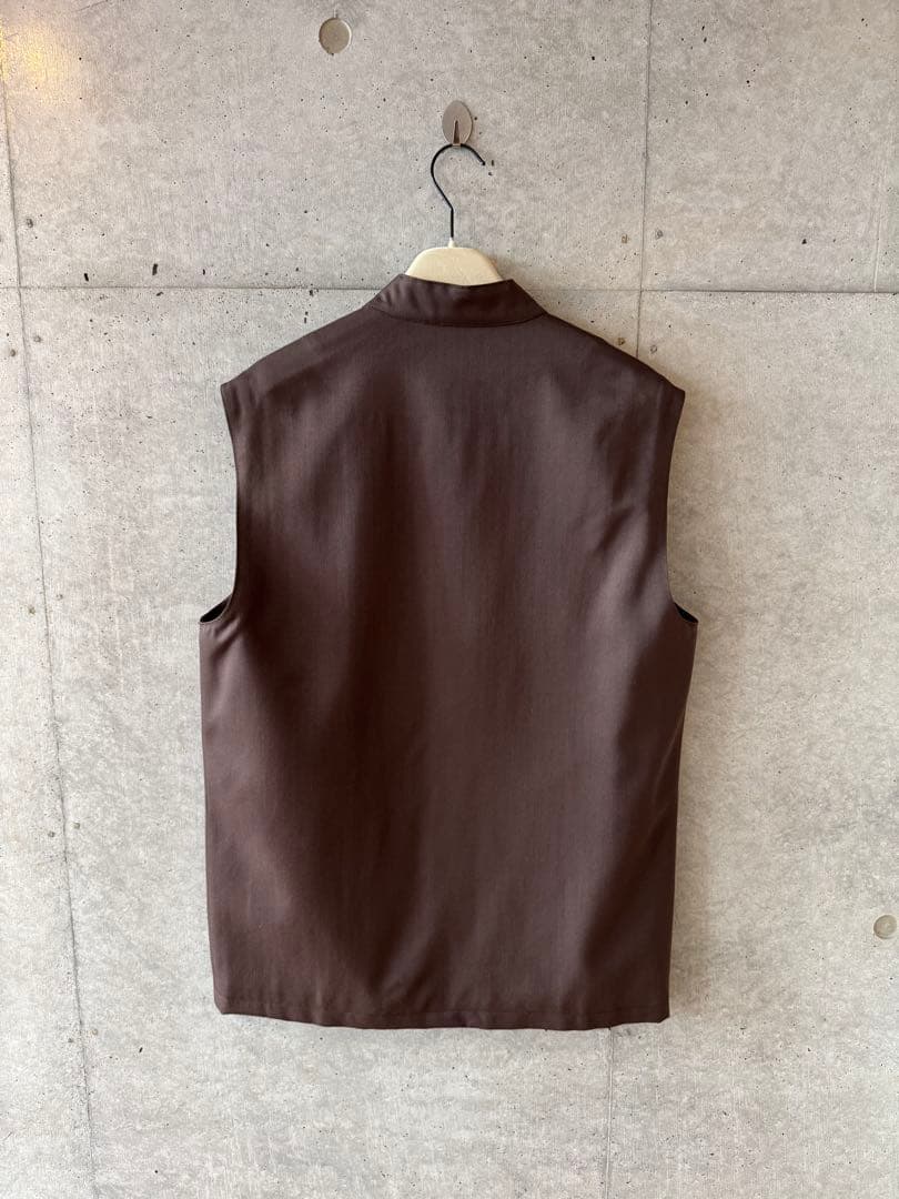 LUTAYS リュテス VALMONT VEST ウールベスト 茶 50 未使用