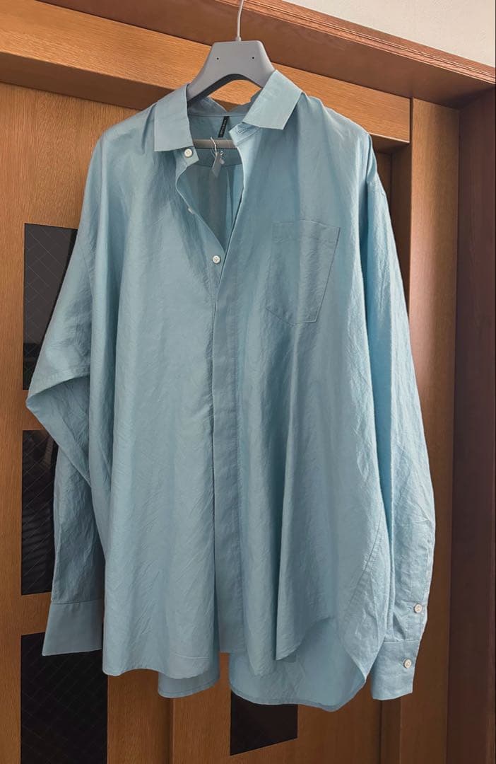 Native village オーバーシャツ　ブルー