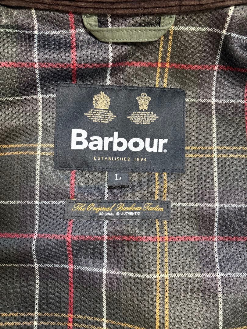 Barbour SPEY ピーチスキンコットン ショートレングスプ ルゾン