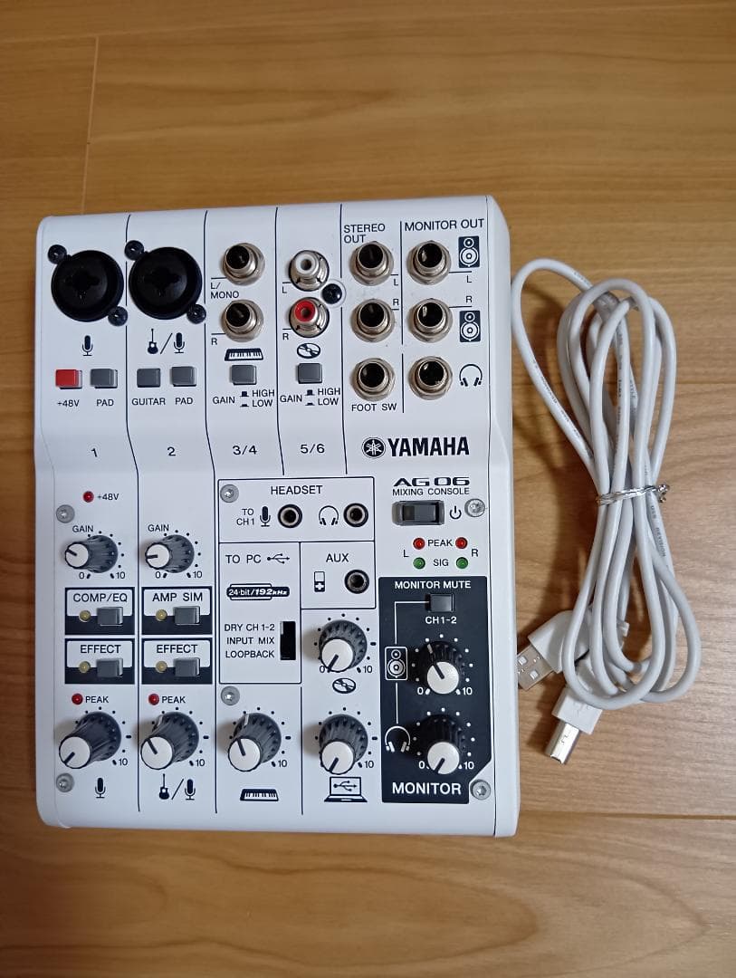 YAMAHA AG06 オーディオインターフェース