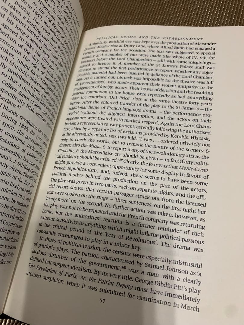 洋書 The Censorship of English Drama 1824-