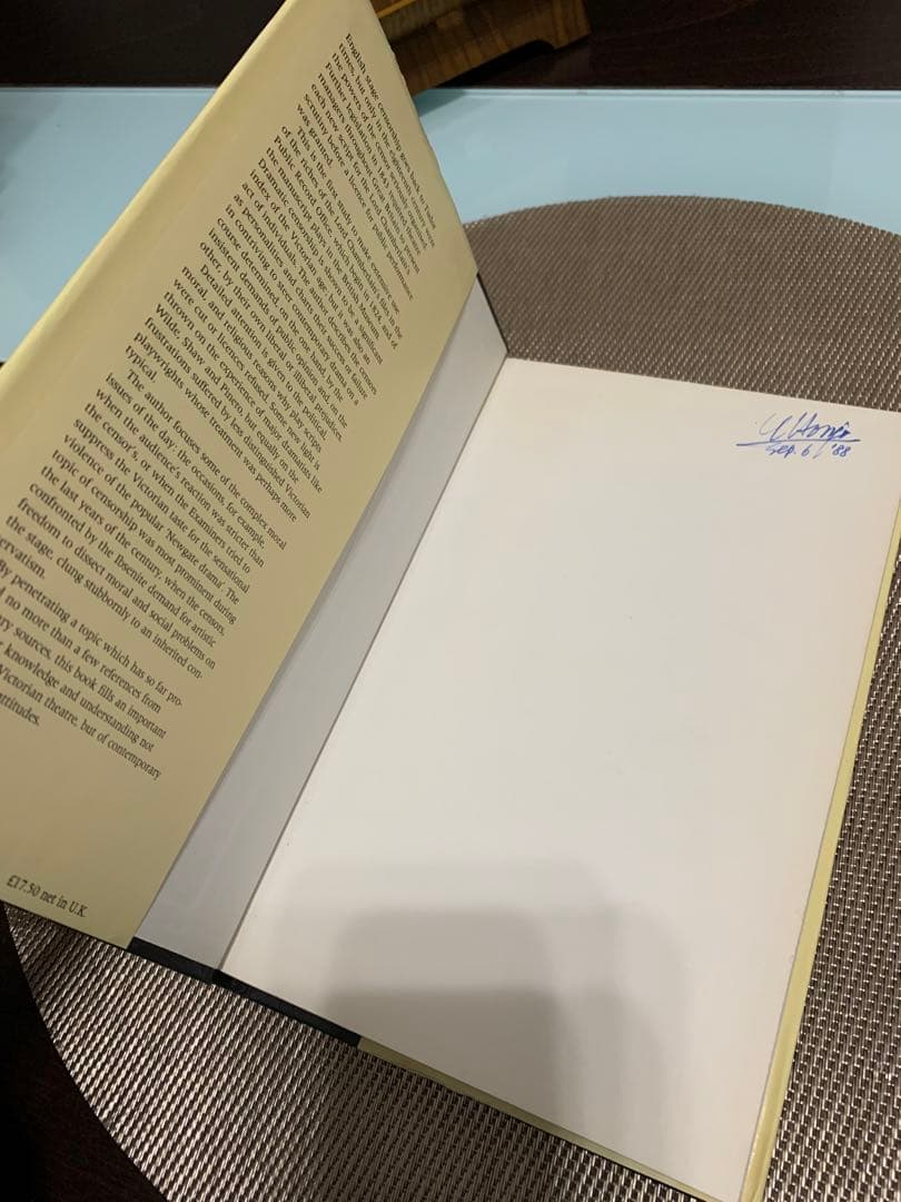 洋書 The Censorship of English Drama 1824-