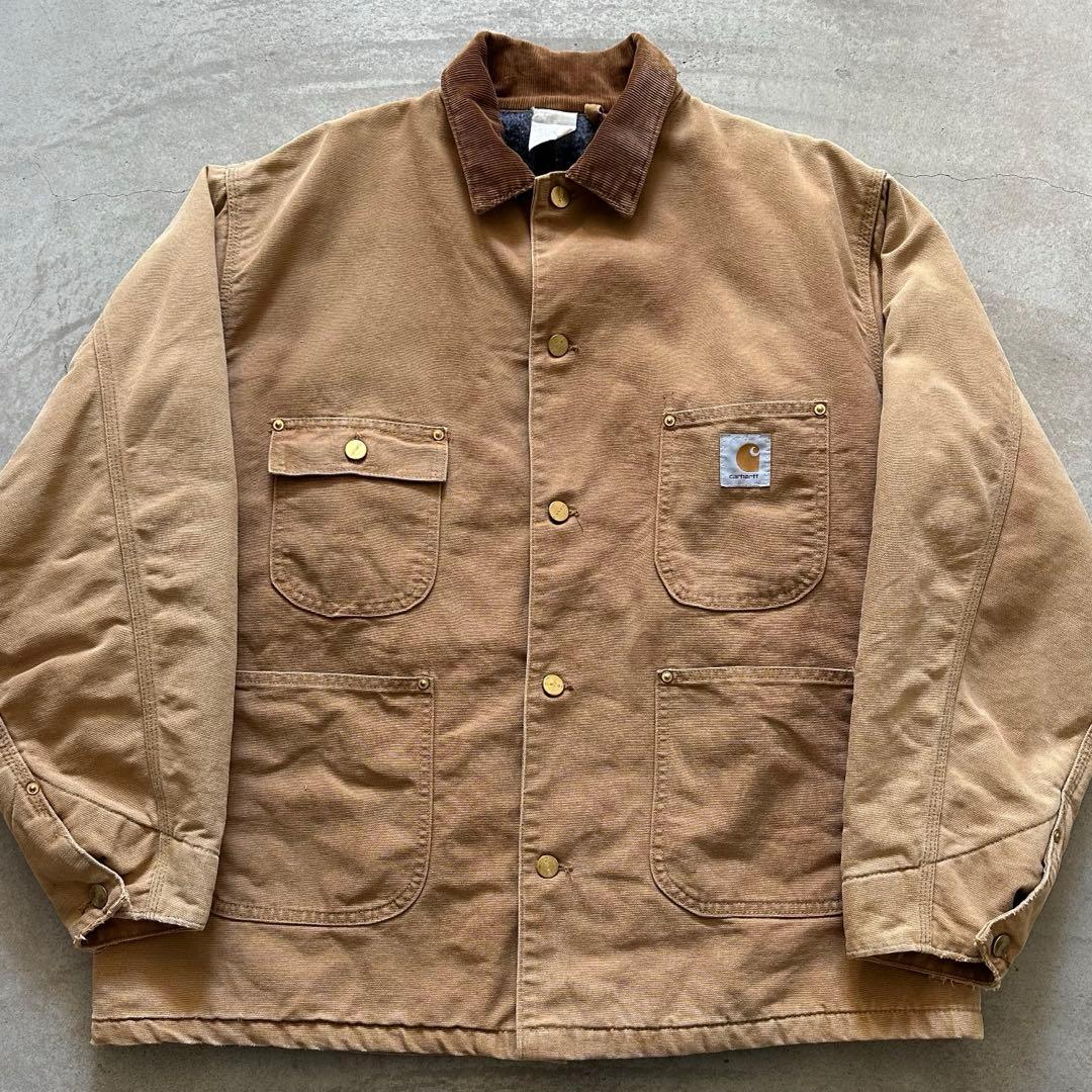 デ*エ様 80s カーハート チョアコート 星タグUSA製 42 Lサイズ 極上