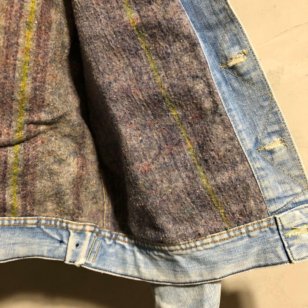 名作 70s 80s USA製 Lee STORM RIDER デニムジャケット