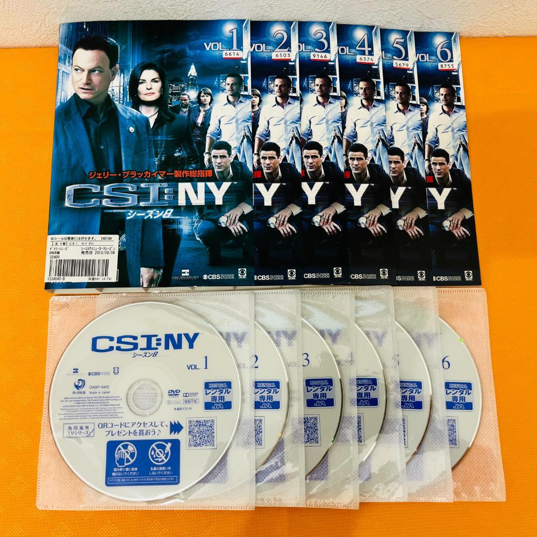 『CSI:NY』シーズン1～FINAL 計68巻全巻セット レンタル使用済DVD