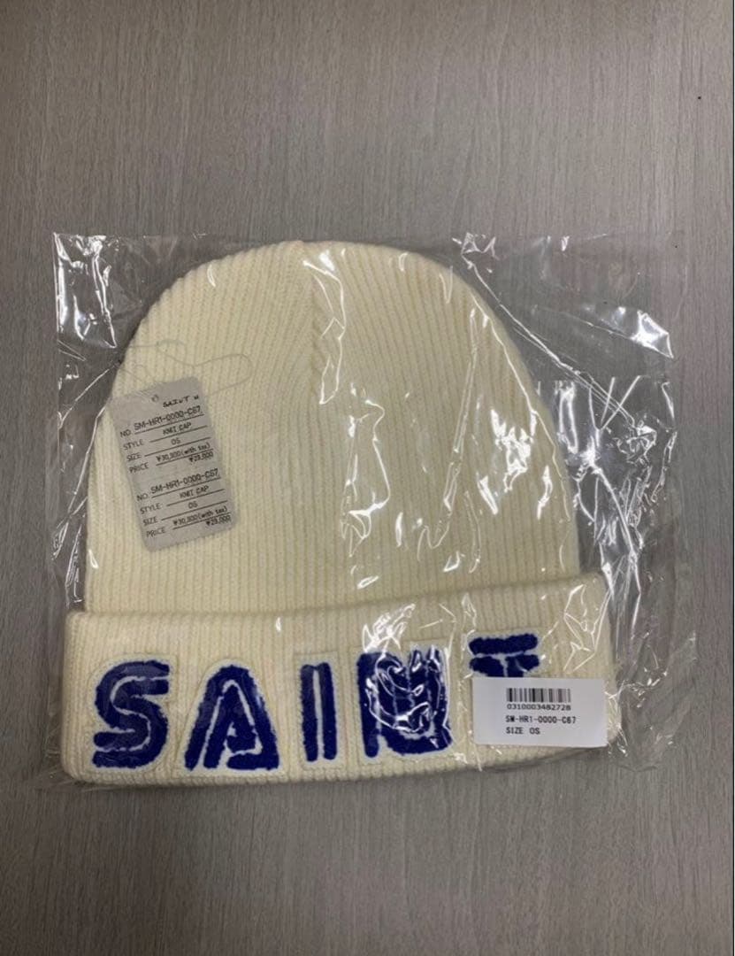 SAINT Mxxxxxxx SG ニットCAP WHT