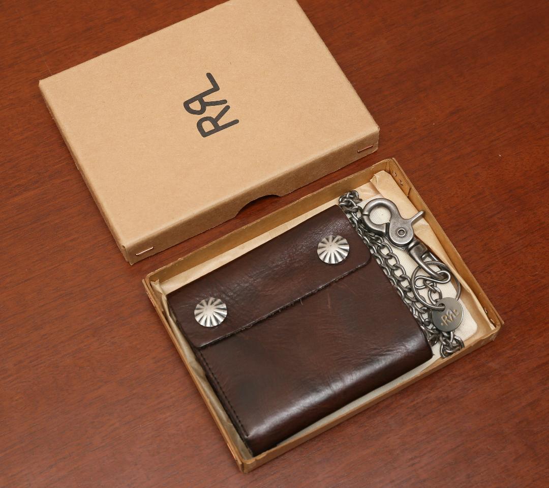 ★ RRL レザーチェーンウオレット
