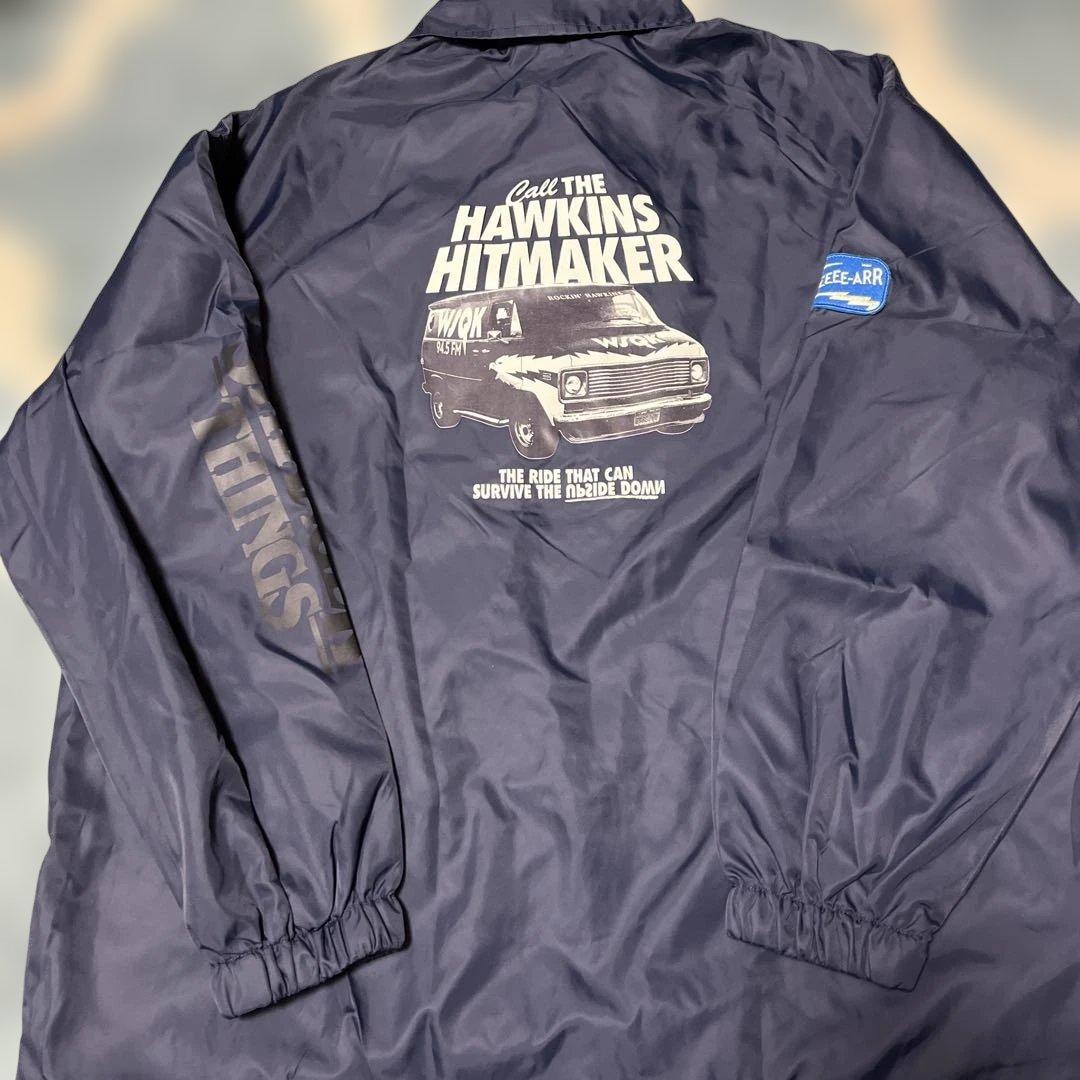 【STRANGER THINGS】ニコアンド コーチジャケット ダークネイビー