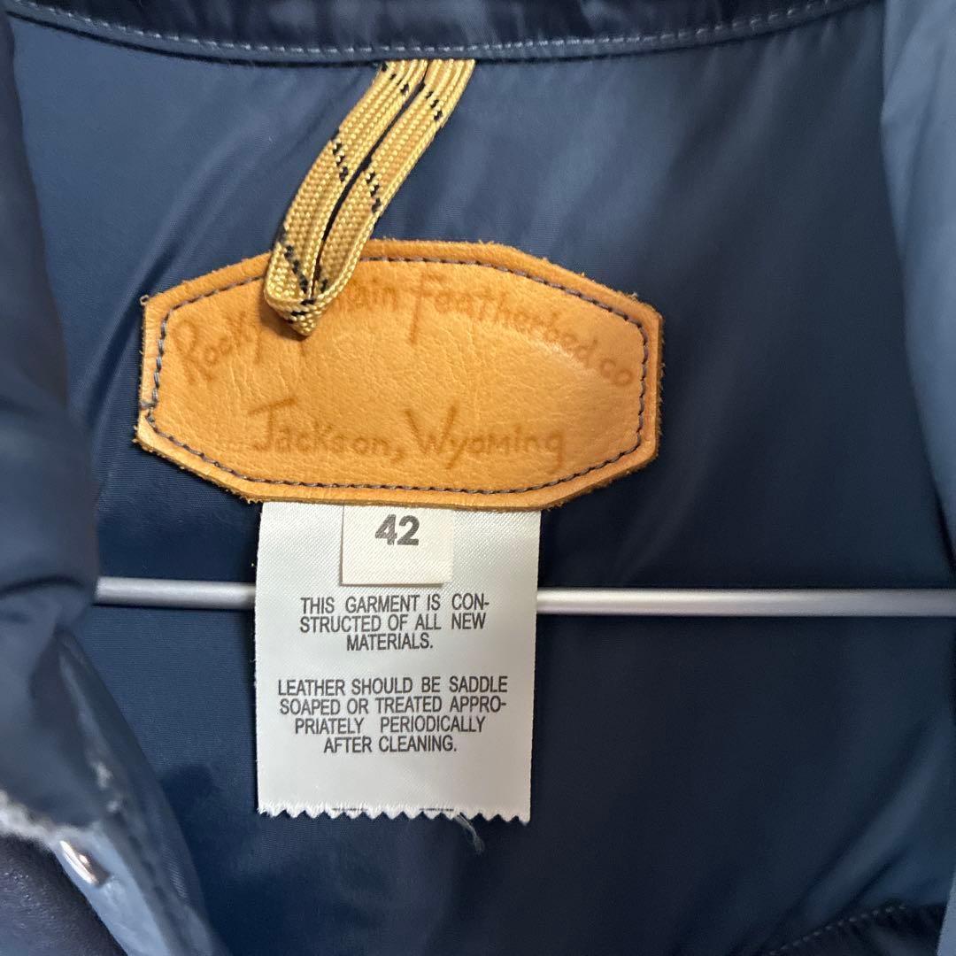 【Rooky Mountain】美品　ツイード　ダウン　ベスト