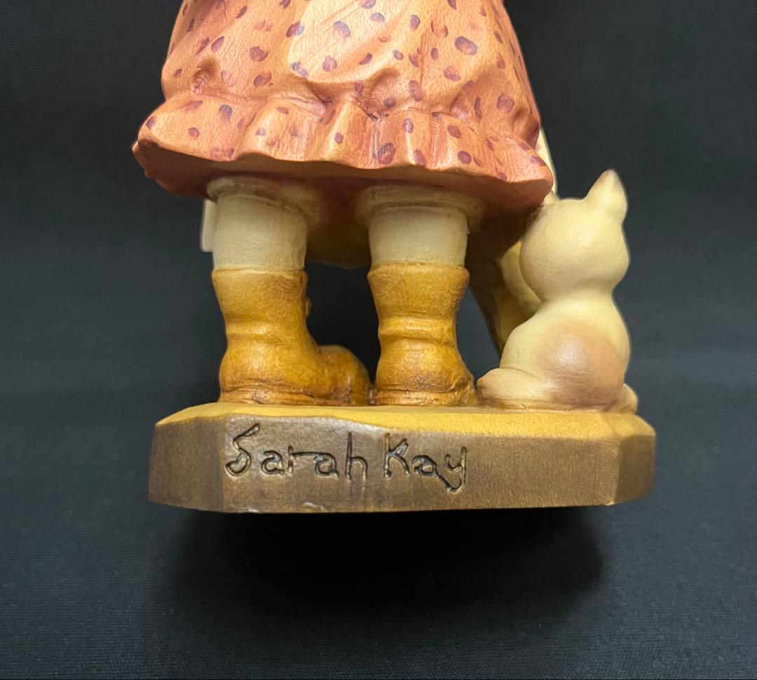 限定品 ANRI アンリ人形 Sarah Kay「掃除の少女と子猫」サラ・ケイ