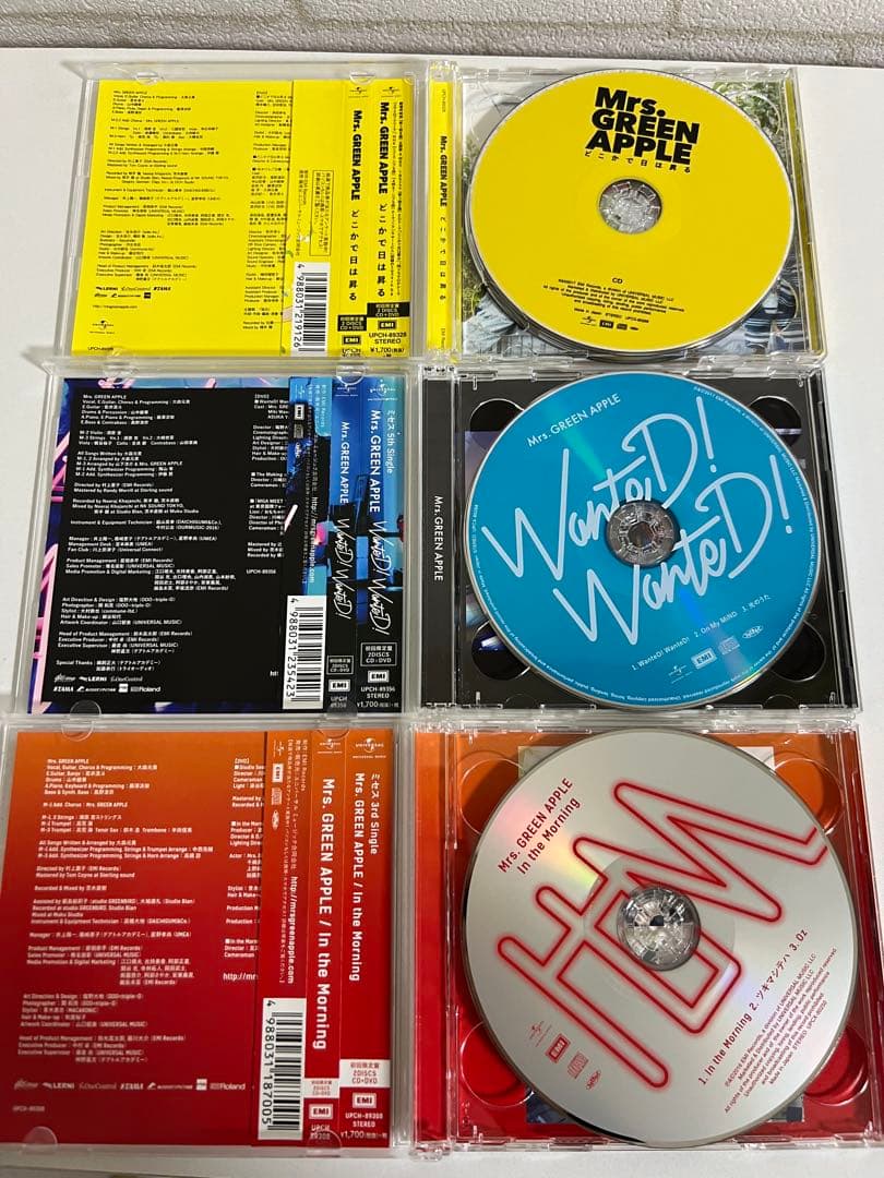 【初回限定・完全生産限定版】Mrs. GREEN APPLE アルバムセット