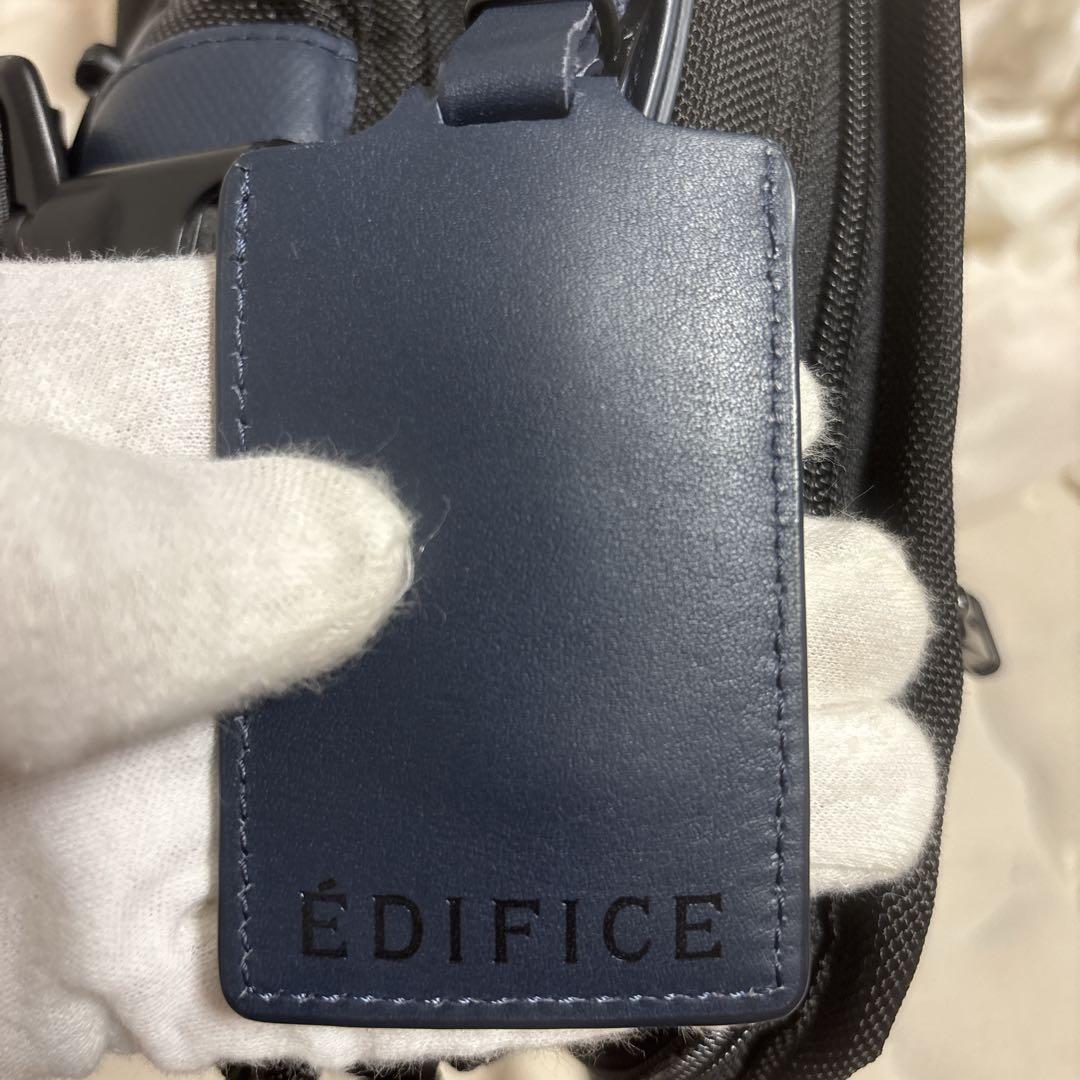 【希少美品】TUMI×EDIFICE 2WAYブリーフケース 廃盤　ネイビー