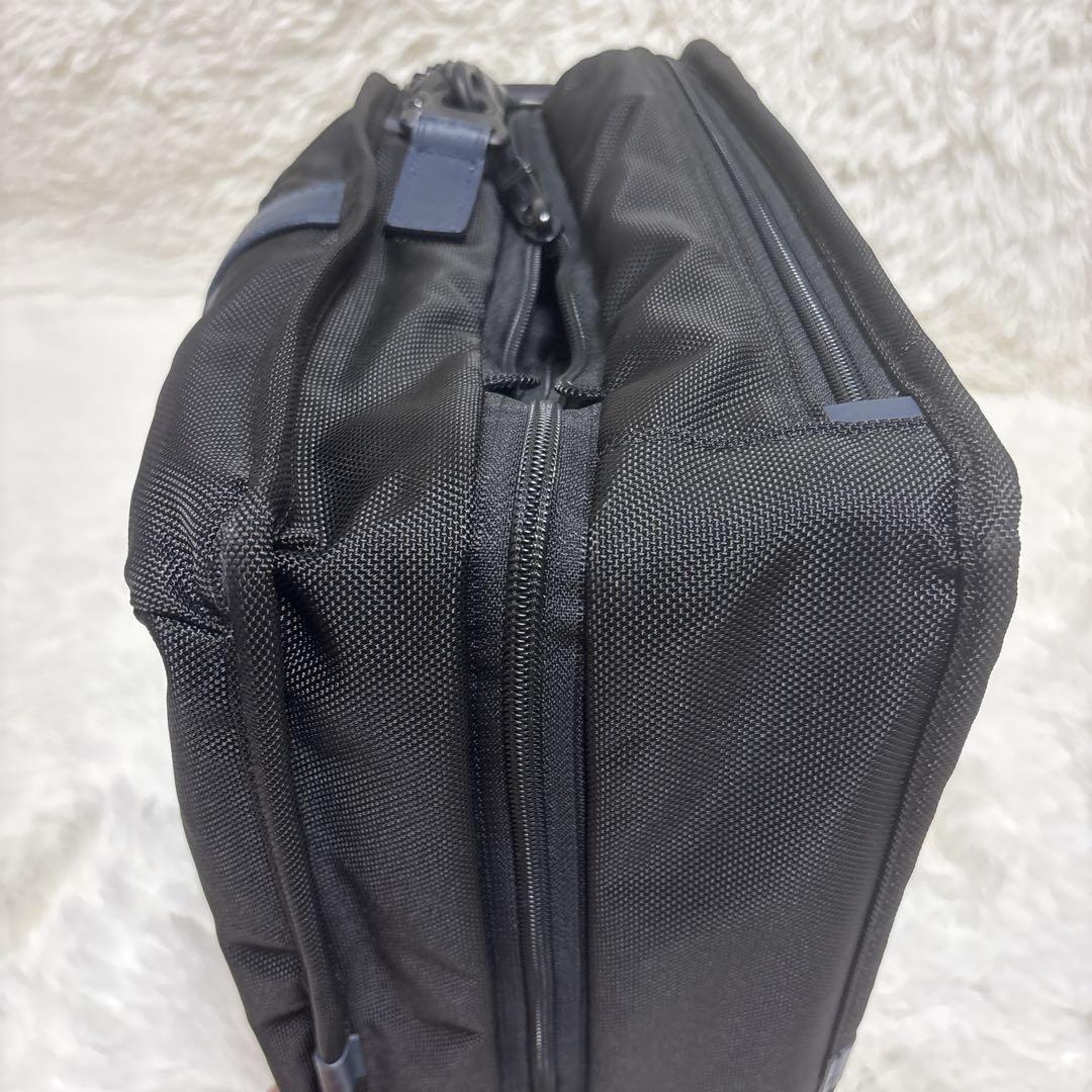 【希少美品】TUMI×EDIFICE 2WAYブリーフケース 廃盤　ネイビー