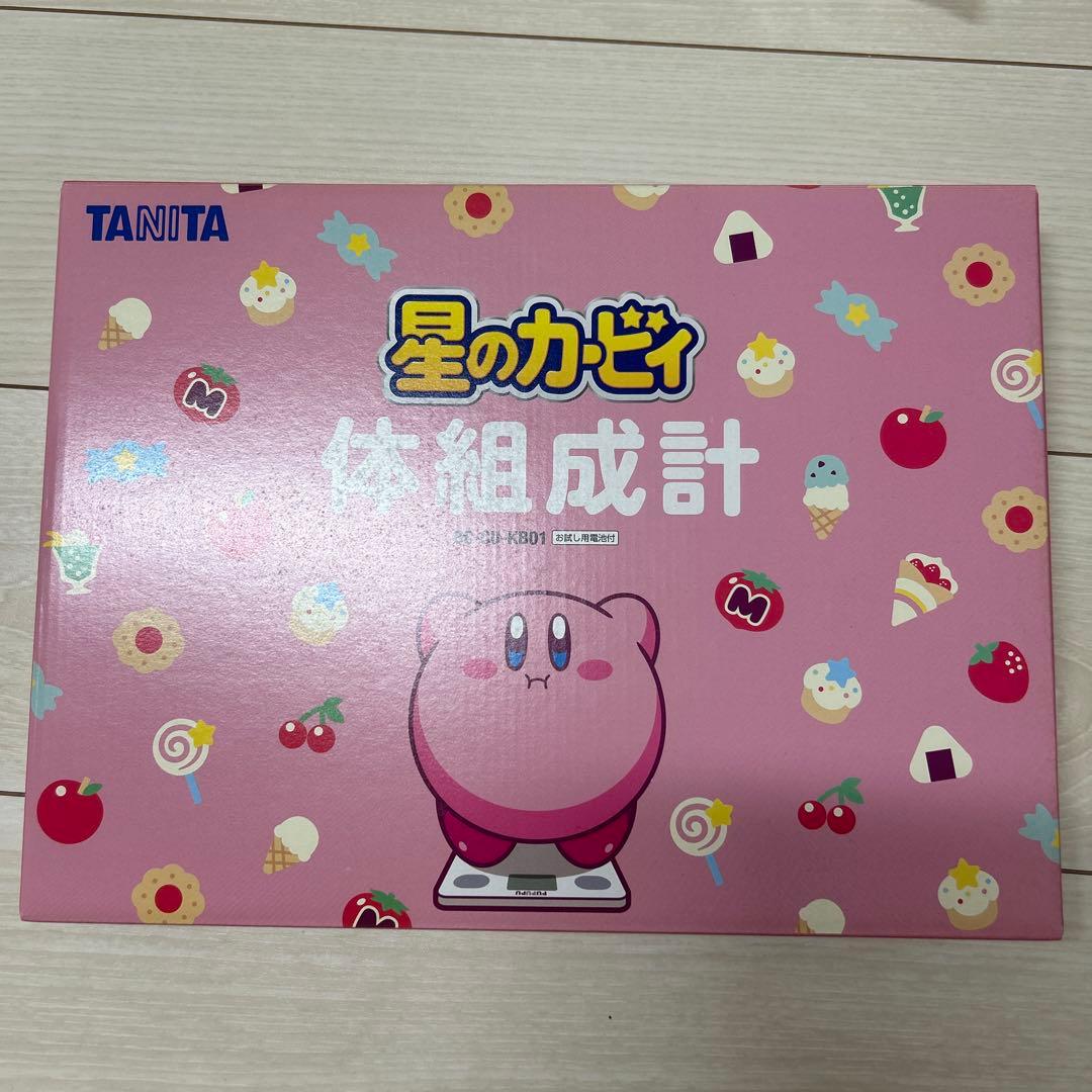 星のカービィ TANITA 体組成計 体重計