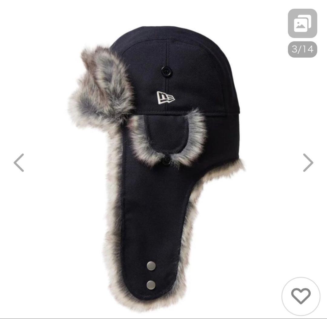 NEW ERA ネイビー フライトキャップ