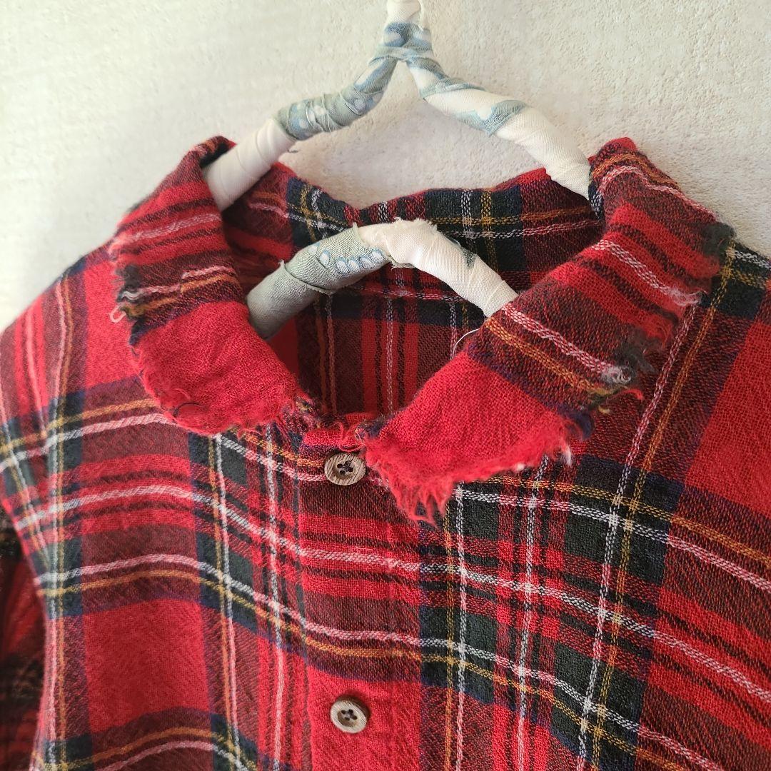 【美品】45rpm ◡̈ シャツ　タータンチェック