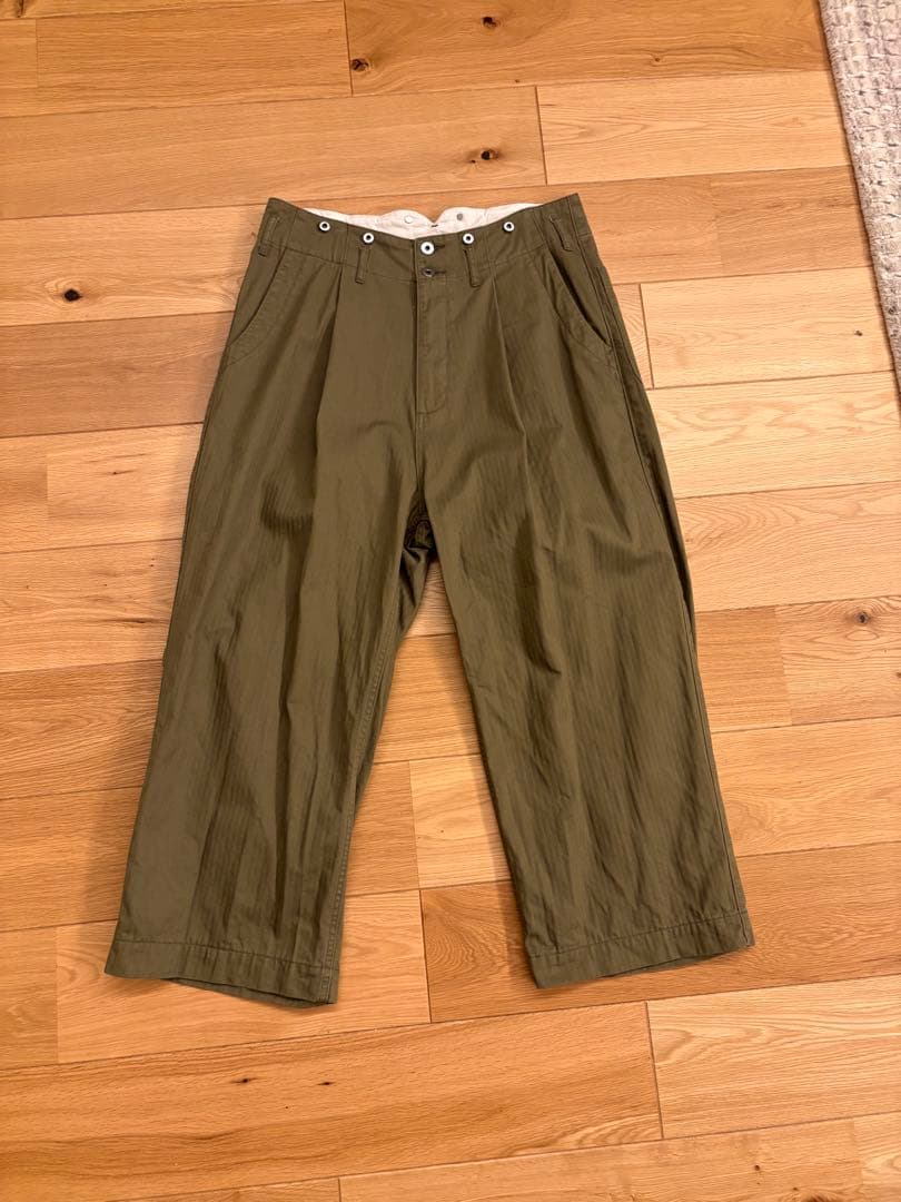 グランク　25AW HB work pants khaki Gurank