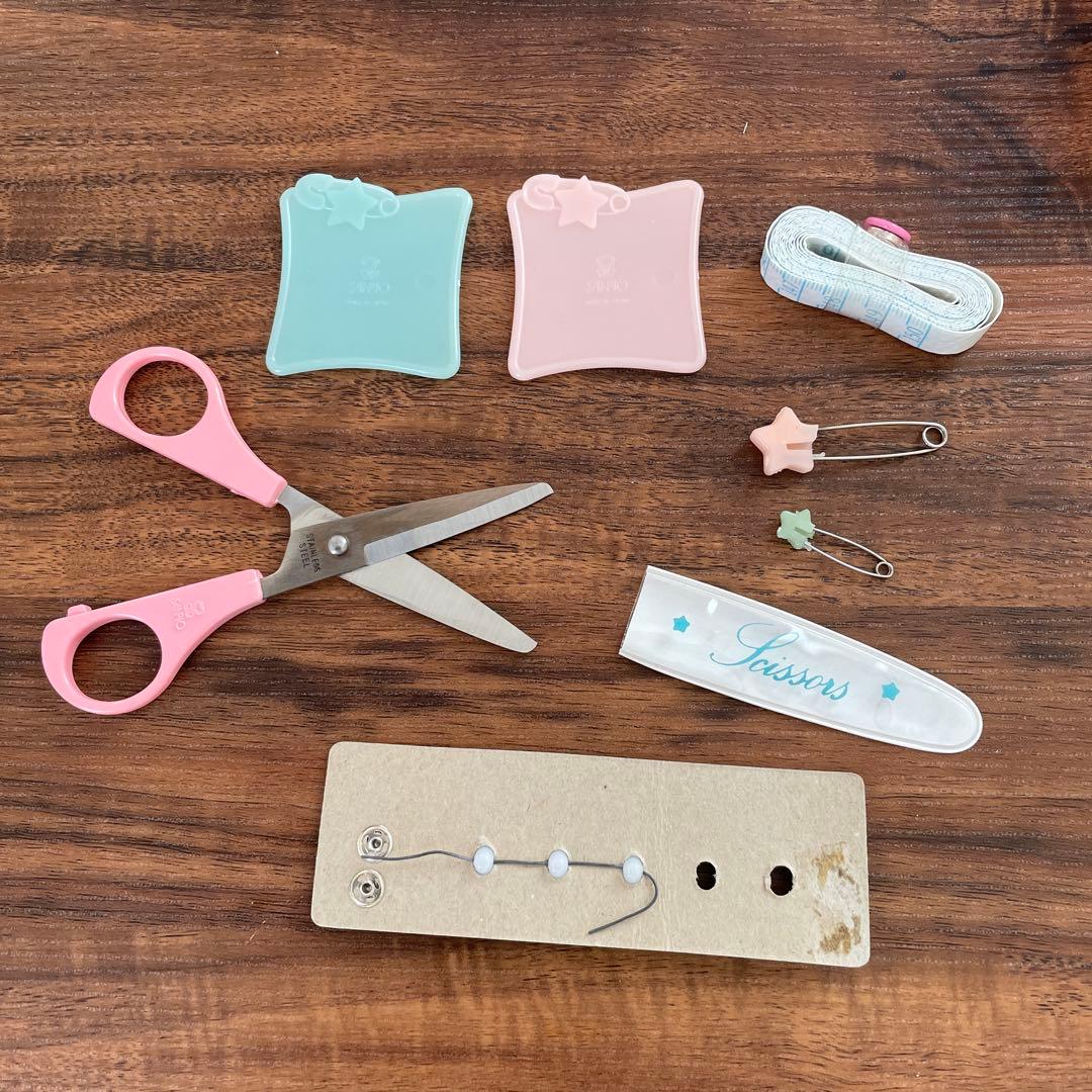 キキララ リトルツインスターズ　ソーイングセット　裁縫箱　1976年　サンリオ