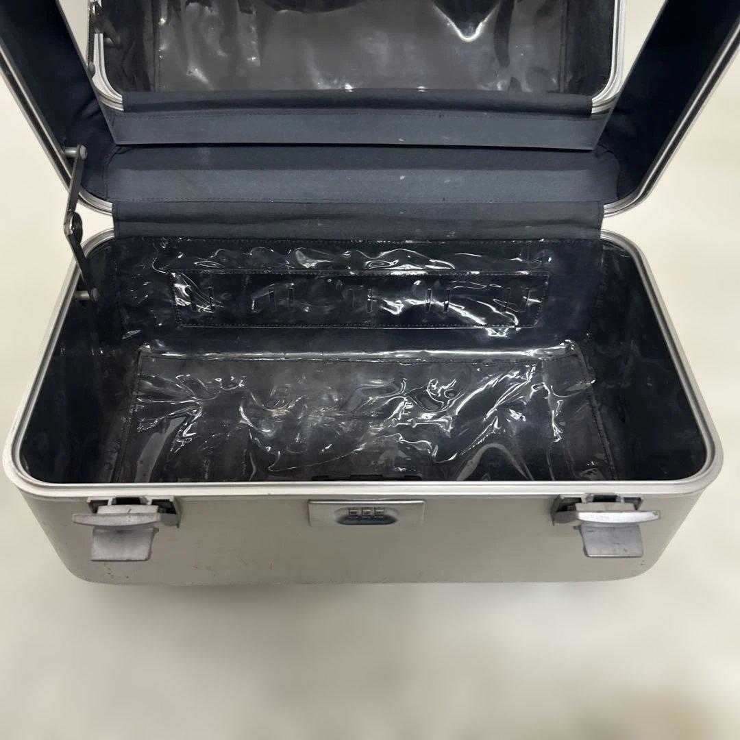 【希少品】ゼロハリーバートン　トランク　メイクボックス　シルバー