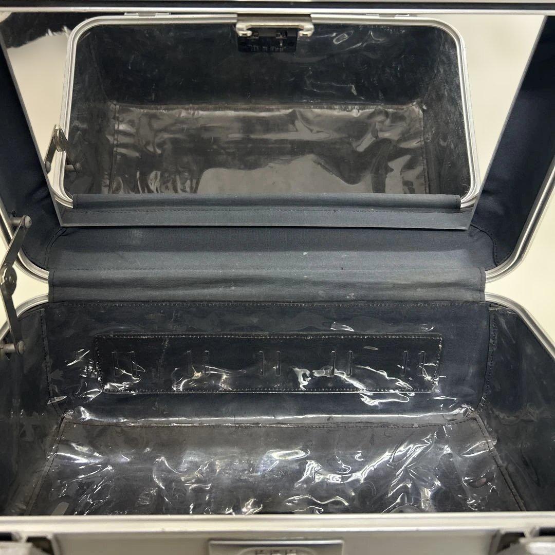 【希少品】ゼロハリーバートン　トランク　メイクボックス　シルバー