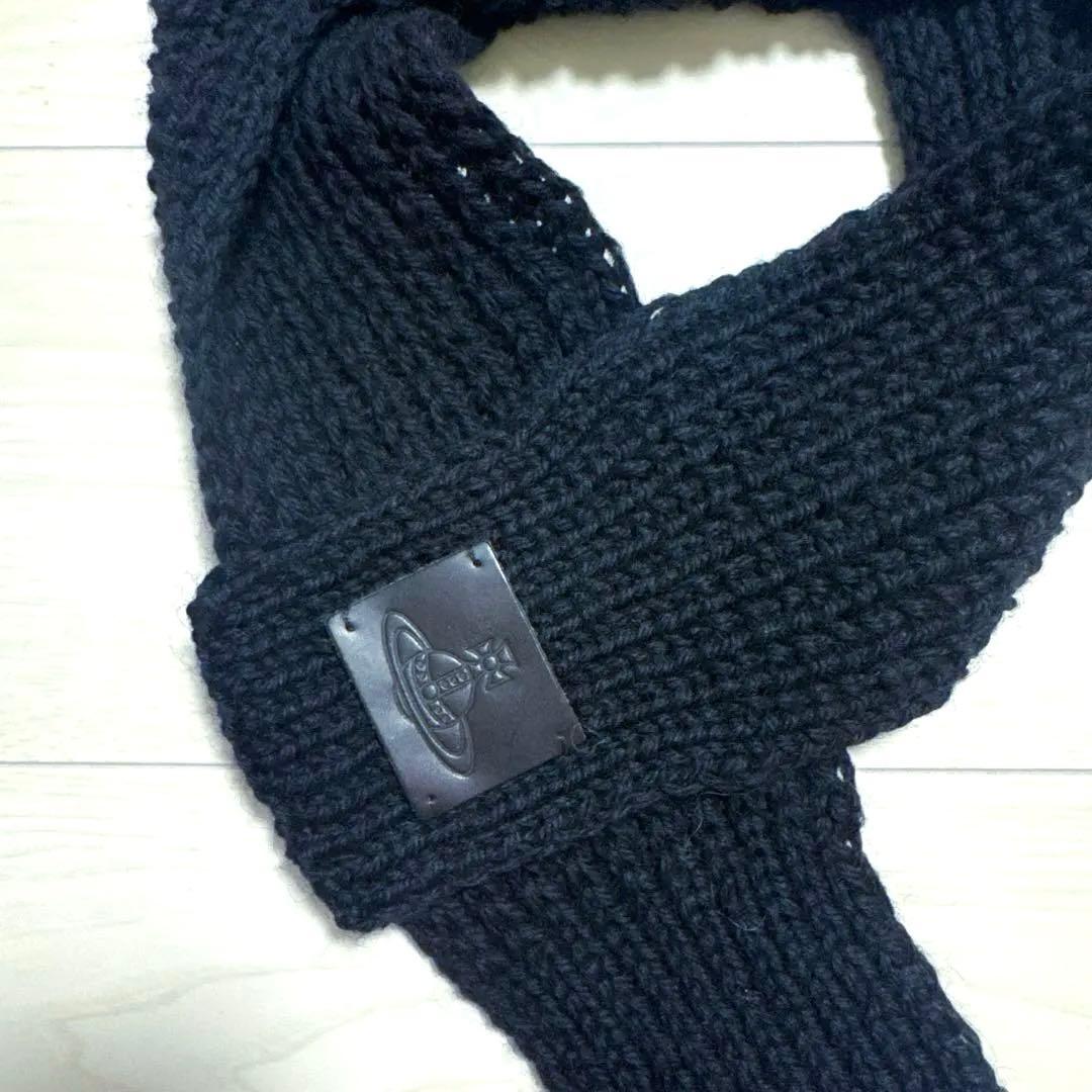 Viviennewestwood キャットイヤーフラップニット 帽 猫耳ニット帽