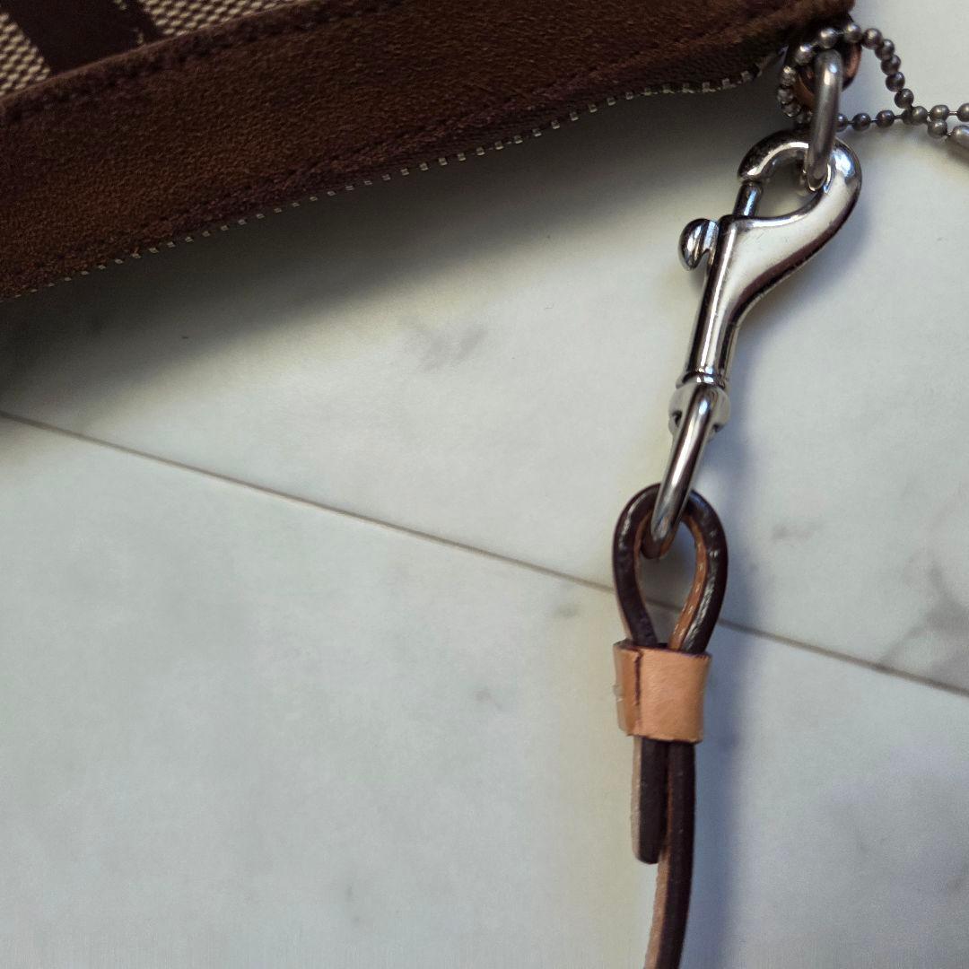 希少 COACH コーチ ミニ アクセサリーポーチ シグネチャー パッチワーク