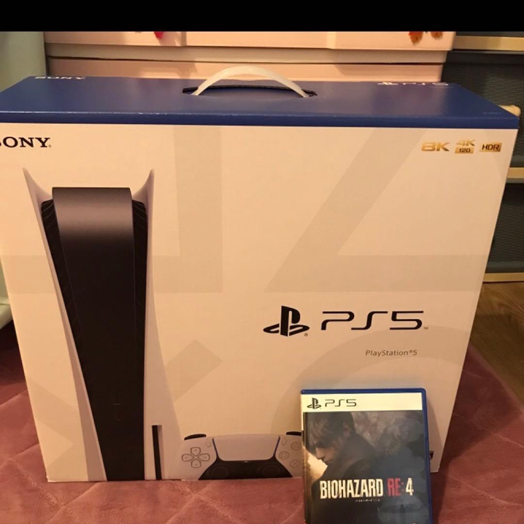 値下げ不可！プレステ5本体とbiohazard RE 4セット