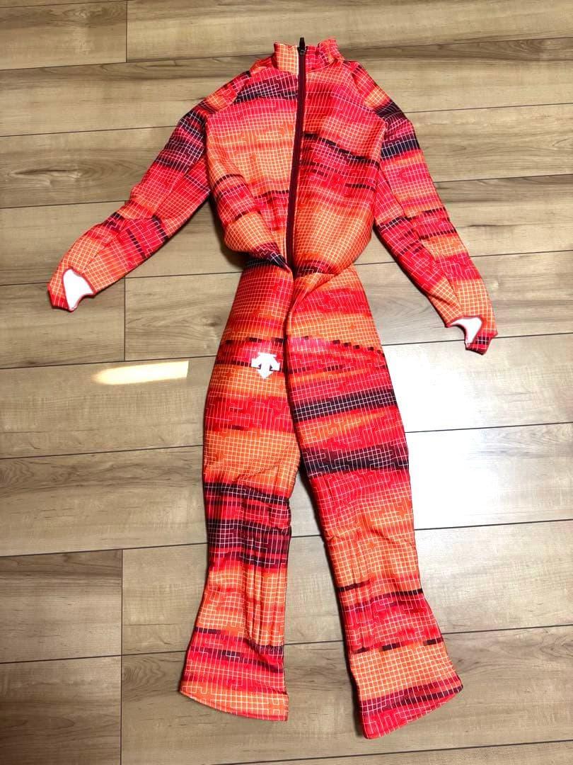 DESCENTE 160㎝スキーワンピースレーシングスーツ子供用スキーウェア