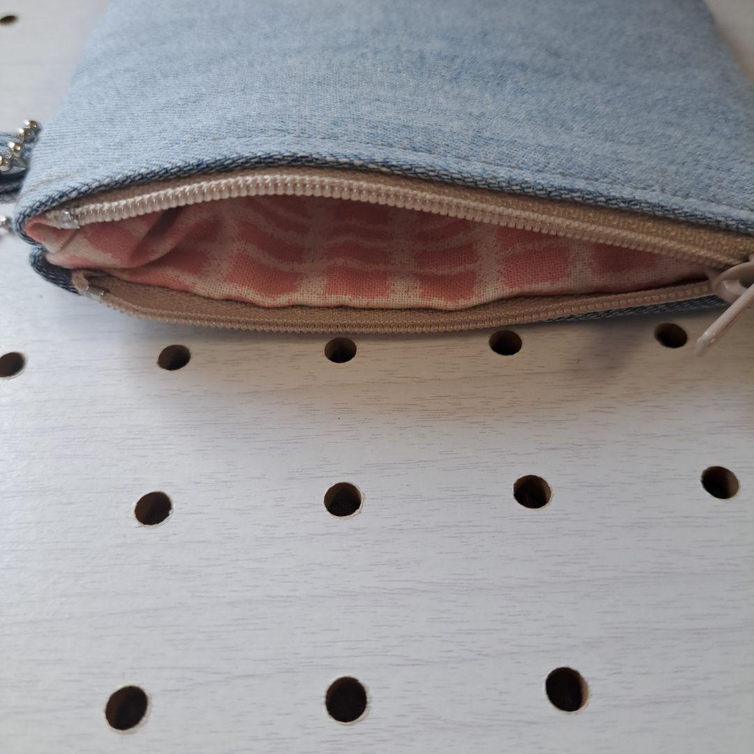 れ*ゃ様 コヤンイサムチョン　ルミ　デニムリメイクトートバッグ&ポーチ