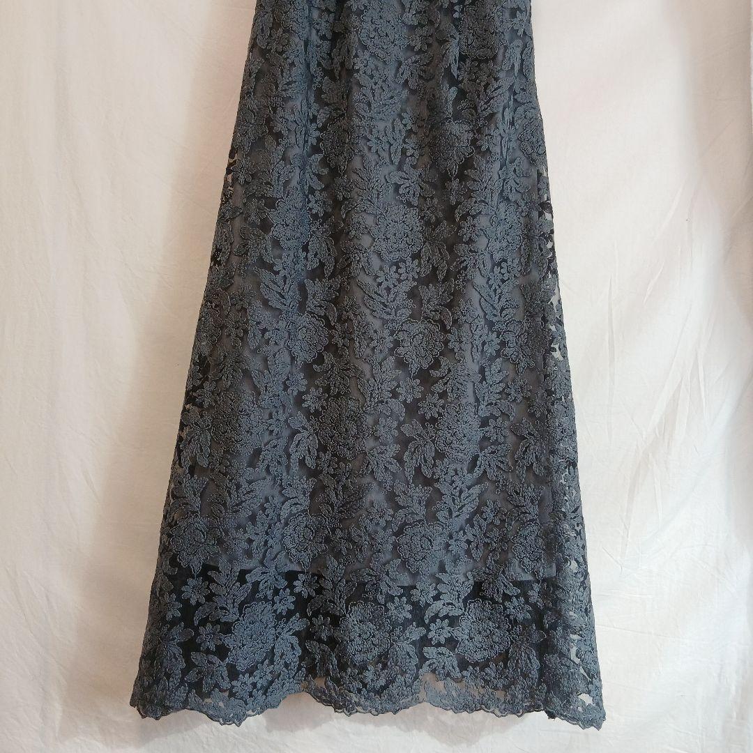 Leja シャーリング ボレロ レース ワンピース ドレス 結婚式 お呼ばれ