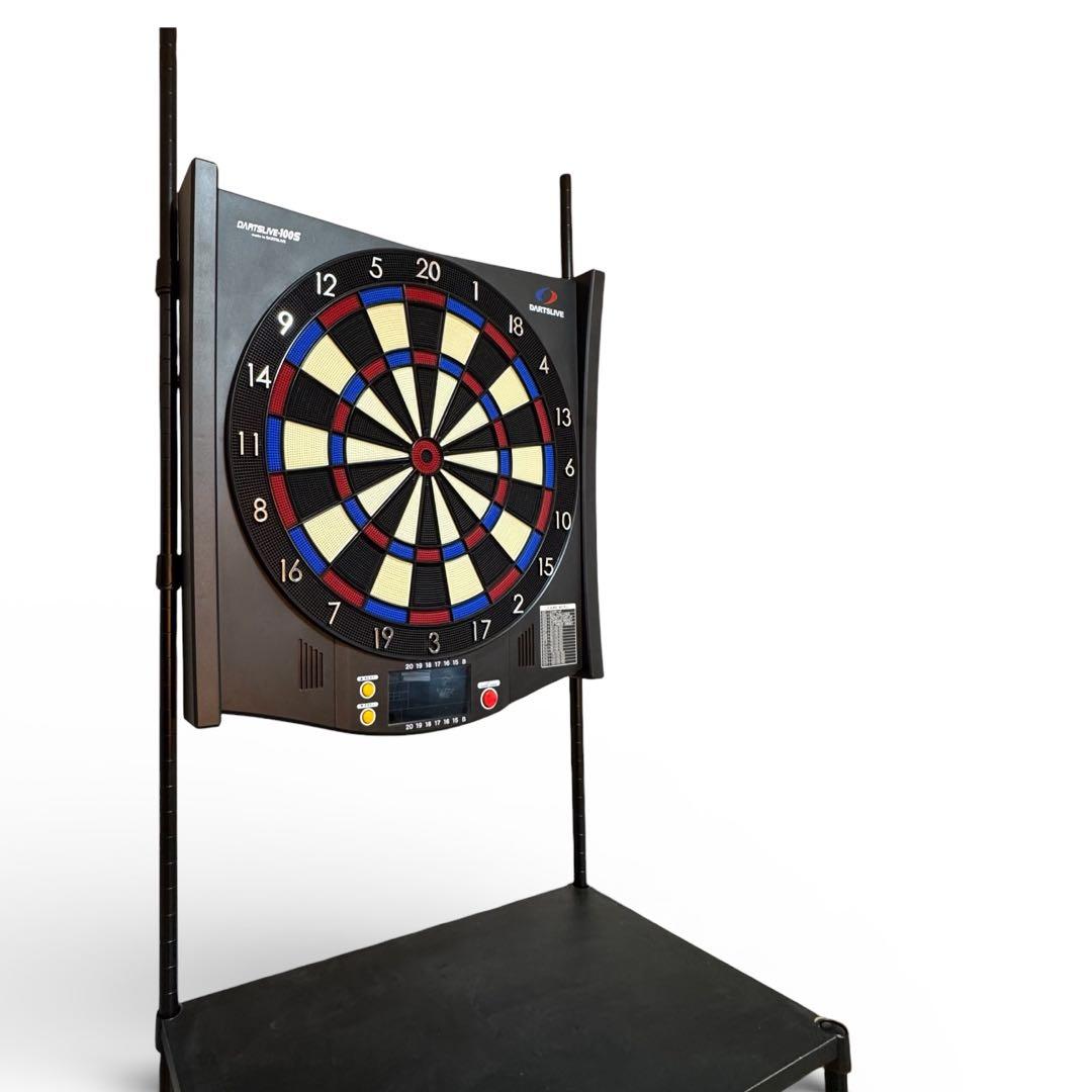 すぐ投げれる！ダーツライブ100S ボード＆スタンドセット 目立つ傷なし 美品