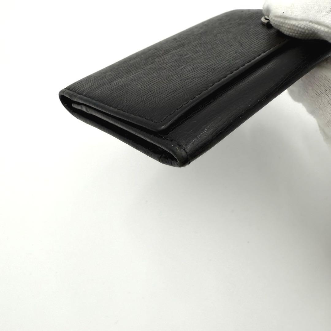 グッチ インターロッキングG カードケース 名刺入れ レザー ブラック