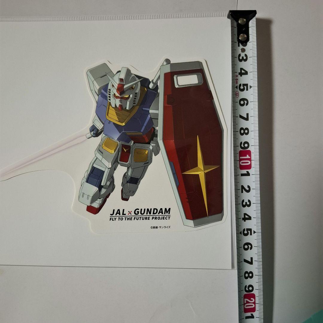 JAL × GUNDAM　フライトタグとステッカー 未開封新品