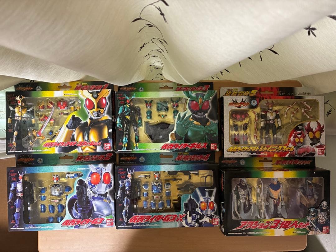 仮面ライダーアギト　超合金　装着変身シリーズ　フィギュア　ギルスなど9点セット