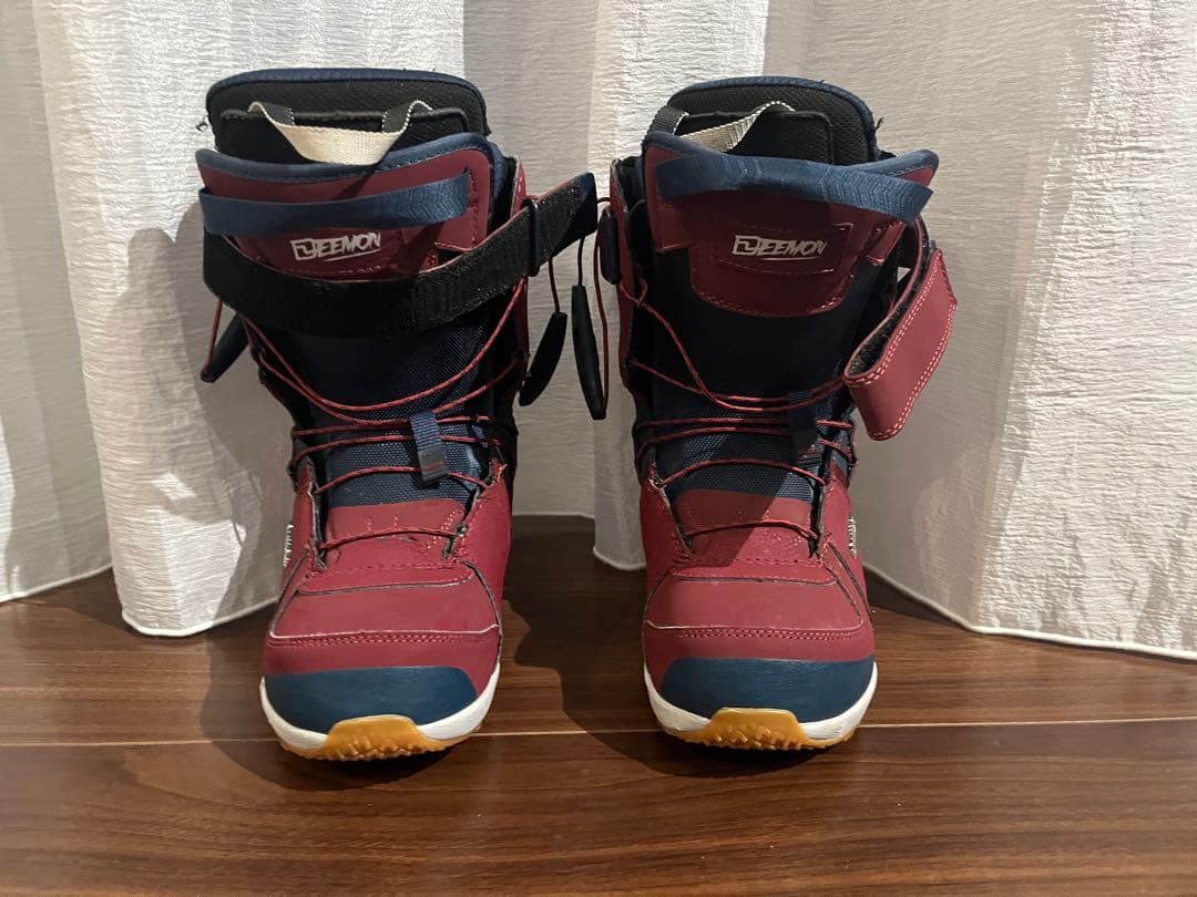 deeluxe deemon スノーボードブーツ 赤/ネイビー